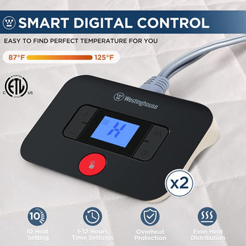 Heated Mattress Pad Quilted