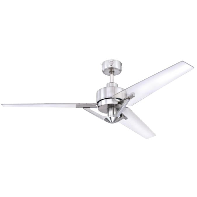 Julien 54-Inch Three-Blade Indoor Ceiling Fan, Brushed Nickel
