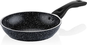Black marble frying pan (11