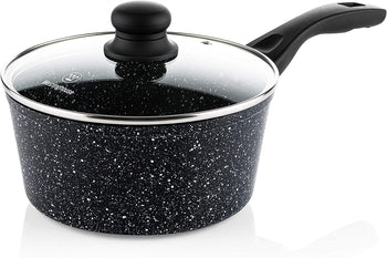 Black marble sauce pan (8