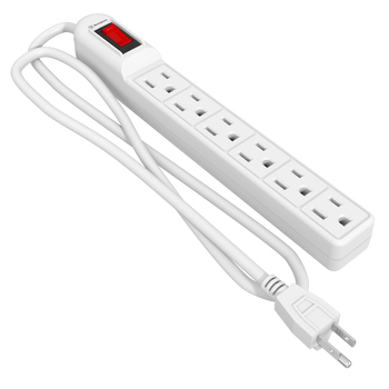 2pk 90J 6-0ut Surge Strips