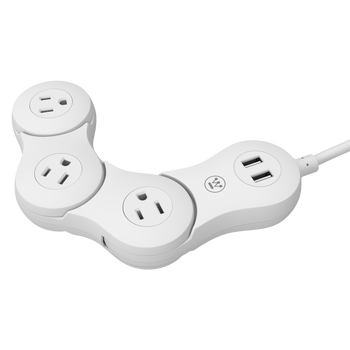 Flexible 3-outlet USB Strip