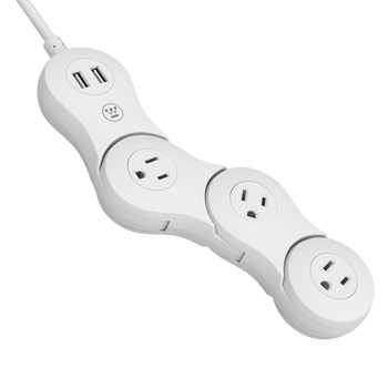 Flexible 3-outlet USB Strip