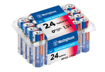 Super Heavy Duty Batteries AA 24 Pack