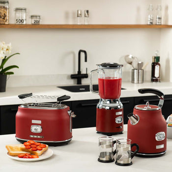 Retro Series Table Blender - Red