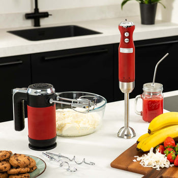 Retro Series Hand Blender - Red