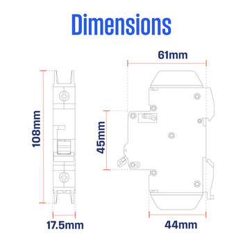 8A Single Pole Miniature Circuit Breaker