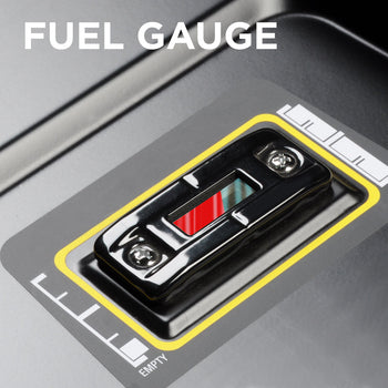 Westinghouse | WGen9500DF portable generator fuel gauge.