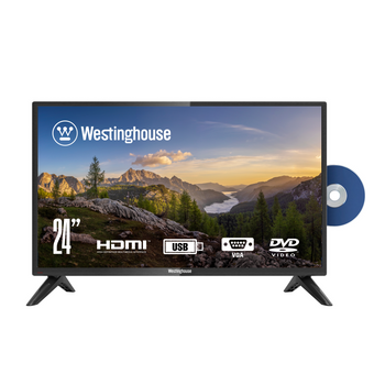 Westinghouse 19 pulgadas 720p clase HD LED TV 60Hz frecuencia  de actualización HDMI VGA + soporte de pared gratuito (sin soportes)  WD19HN1108 (renovado) : Electrónica