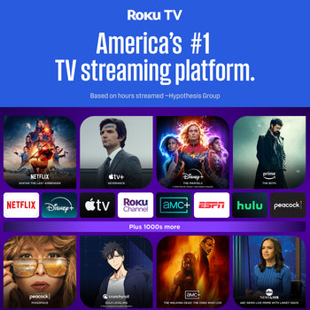 75″ Edgeless 4K UHD Roku TV