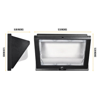 4000 Lumen Solar LED Wall Light with Motion Sensor, 3 CCT