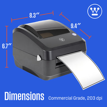 WHTP203e USB Direct Thermal Shipping Label Printer