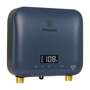 3.5KW Mini Electric Tankless Water Heater, Deep Blue