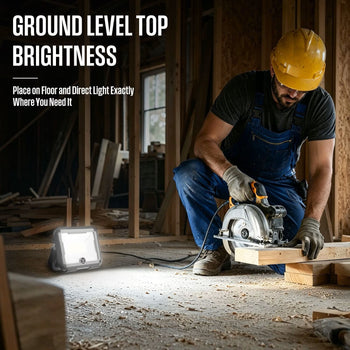 3000-Lumen Portable Rechargeable LED Work Light