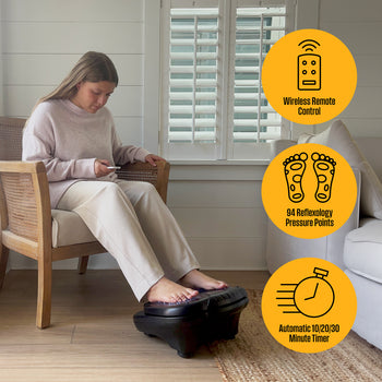 Infrared foot Massager - With Wireless Remote Control