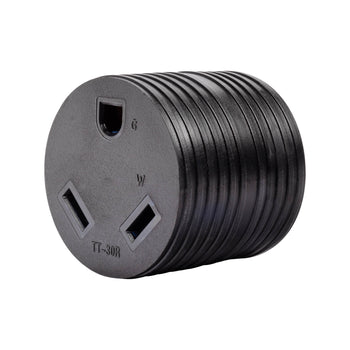 Generator Plug Adapter: 15A 120V 5-15P to TT-30R