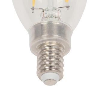 3.3W CA11 Filament LED Dimmable Clear 2700K E12 (Candelabra) Base, 120 Volt, Box