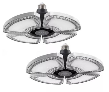 8000 Lumen LED Garage Light, 2 Pack