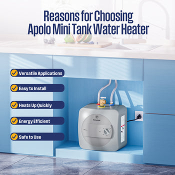 1.3 Gallon Electric Mini Tank Water Heater