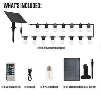 Warm White Solar String Light