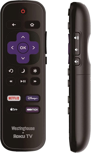 Roku Remote - Hotkeys: Netflix, Disney +, Apple TV, Max