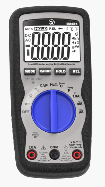 True RMS Auto ranging Multimeter with Large Screen