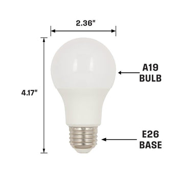 9 Watt (60 Watt Equivalent) A19 LED Light Bulb