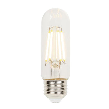 5.5W T10 Filament LED Dimmable Clear 2700K E26 (Medium) Base