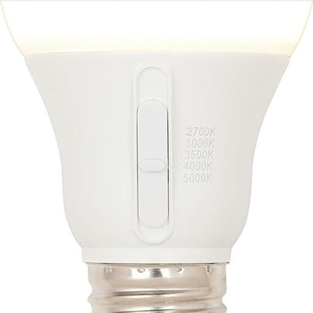 5.5 Watt (40-Watt Equivalent) Omni A19 Dimmable LED Light Bulb with Color Temperature Selection