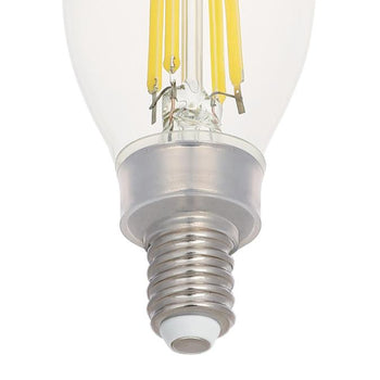 5.5 Watt (100 Watt Equivalent) CA11 Dimmable Filament LED Light Bulb