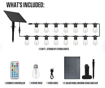 Solar Color Change String Light Set