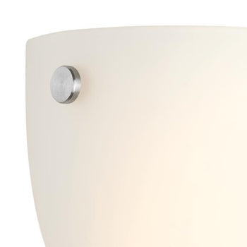 9W Lehigh 1 Light LED Wall Fixture, Brushed Nickel Finish