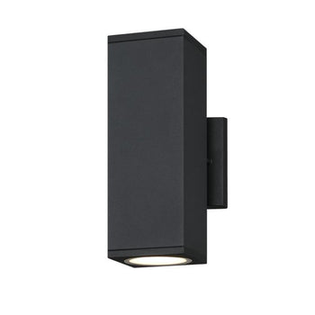 Nottawa Dimmable LED Up and Down Light Wall Fixture, Black Finish