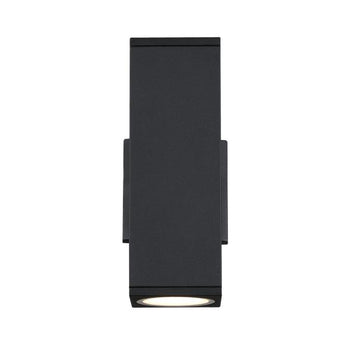 Nottawa Dimmable LED Up and Down Light Wall Fixture, Black Finish