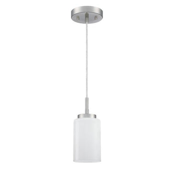 Shamus Mini Pendant, Brushed Nickel Finish