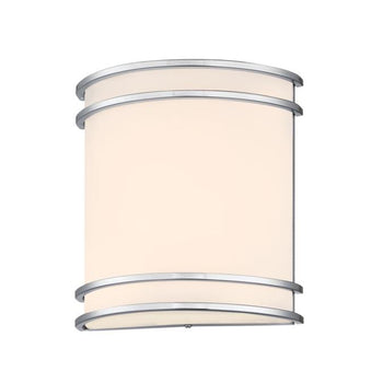 15W Hatboro 1 Light LED Wall Fixture, Brushed Nickel Finish