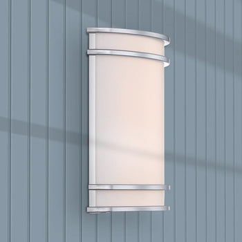 15W Hatboro 1 Light LED Wall Fixture, Brushed Nickel Finish