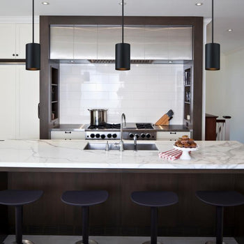 Phelps Matte Black Indoor Mini Pendant