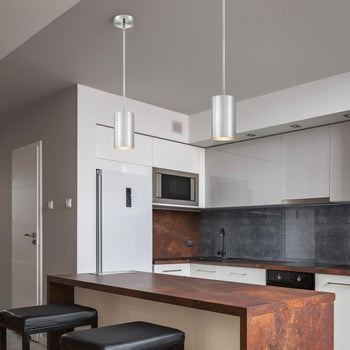 Phelps Brushed Nickel Indoor Mini Pendant