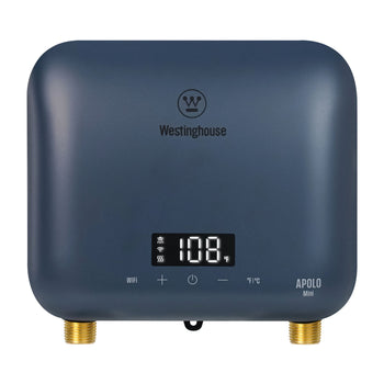 3.5KW Mini Electric Tankless Water Heater, Deep Blue