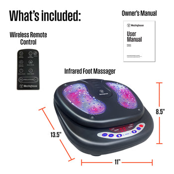 Infrared foot Massager - With Wireless Remote Control