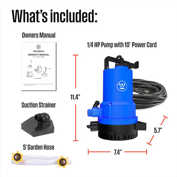 2 in 1 Utility Pump 1/4 HP