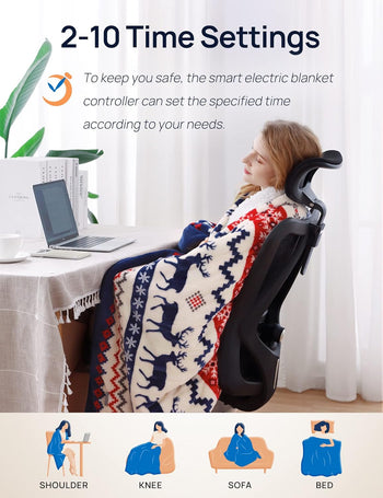 Electric Heated Throw 50