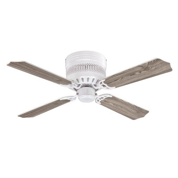 Casanova Supreme 42-Inch Four-Blade Indoor Ceiling Fan, White Finish with LED Light Fixture