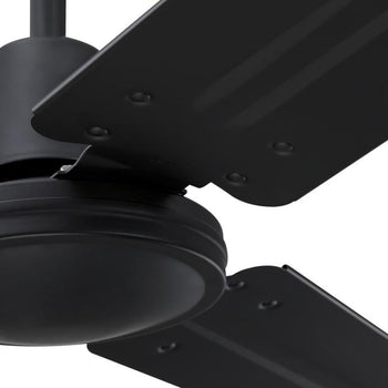 Jax Industrial-Style 56-Inch Indoor Ceiling Fan, Matte Black
