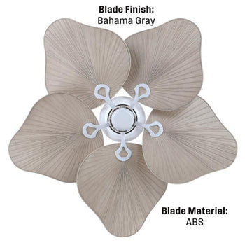 Oasis 44-Inch Indoor/Outdoor Ceiling Fan, Matte White