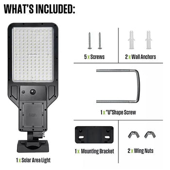 4000 Lumen Solar Powered Area Light