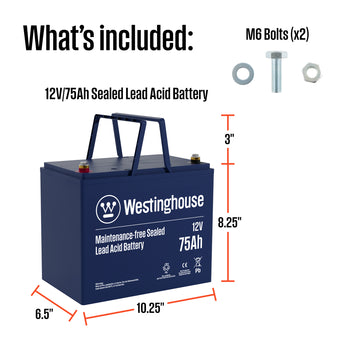 12V 75-AMP Hour Battery