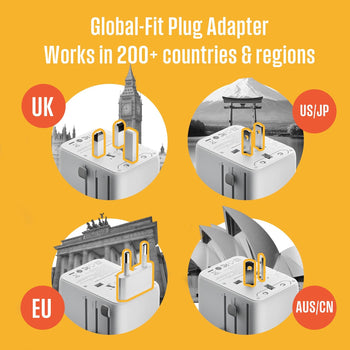 WGo 45W PD Universal Travel Adapter