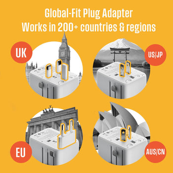 WGo 70W PD Universal Travel Adapter